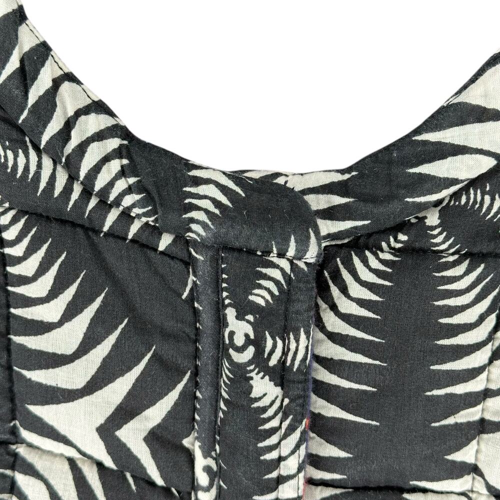 BA&SH Terry Reversible Jacket Geometric Pattern Floral Print Women's Small - Picture 7 of 10